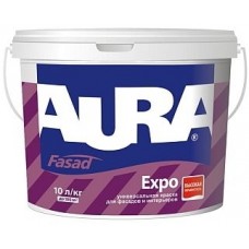 Aura Fasad Expo, матовая акриловая краска, 10 л